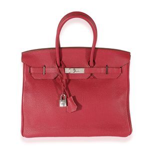 Hermes Rubis Togo Birkin 35 PHW